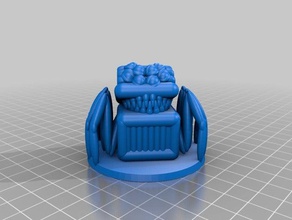 embodiment fear 28mm d&d pathfinder starfinder npc 3d printing halloween 3d print model - Mito3D