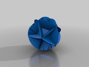 Ikosaeder cookie cutter hohl Mathematik 3d print model - Mito3D