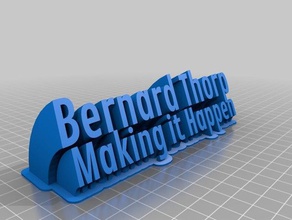 bernie office personalizzato 3d print model - Mito3D