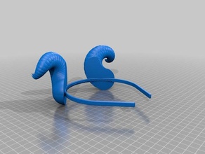 diadem boynuzları kostüm keçi 3d print model - Mito3D
