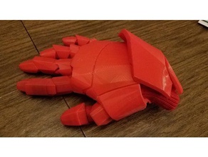 Handschuh nur remix Kostüm ironman iron man 3d print model - Mito3D