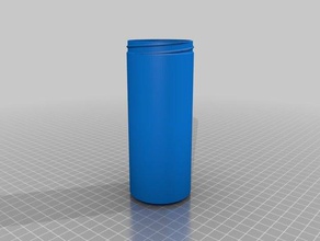 il mio personalizzata del contenitore coperchio zigrinato contenitori 3d print model - Mito3D