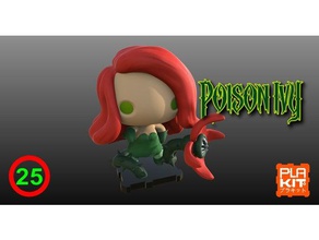 dc poison ivy toys games animation batman comics figures figurines lillian rose miniatures pamela isley penelope plakit purakito toymaker 3d print model - Mito3D