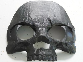 cráneo monta extraña a los ojos de hardware disfraz 3d print model - Mito3D