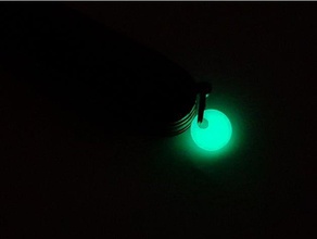 resplandor de la etiqueta brillo oscuro engranajes marcador los gadgets acampar el clip edc senderismo luz noche supervivencia 3d print model - Mito3D