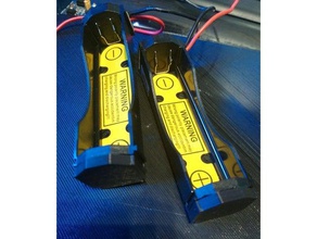 Batería 18650 titular de tapa extremo reemplazo 3d la impresión caso del 3d print model - Mito3D