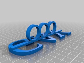 homo 3 rings customized 3d print model - Mito3D