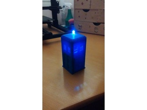 policebox tardis luz eletrônica drwho 3d print model - Mito3D