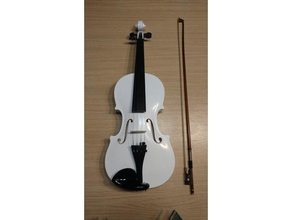 acoustic violin 44 stridivarius fiddle music instrument musical instruments nsfw 3d print model - Mito3D