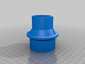 il mio personalizzato tubo di aspirazione adattatore 575 mm 37 4 parti 3d print model - Mito3D