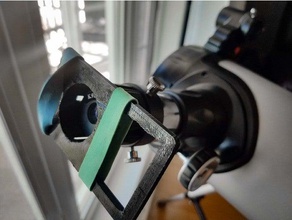 télescope œil pièce adaptateur smartphone de la caméra 114lcm celestron 114 l'oculaire galaxie samsung galaxy s7 support pour 3d print model - Mito3D