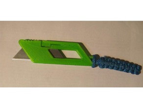 edc stanley blade holder diy knife utility 3d print model - Mito3D
