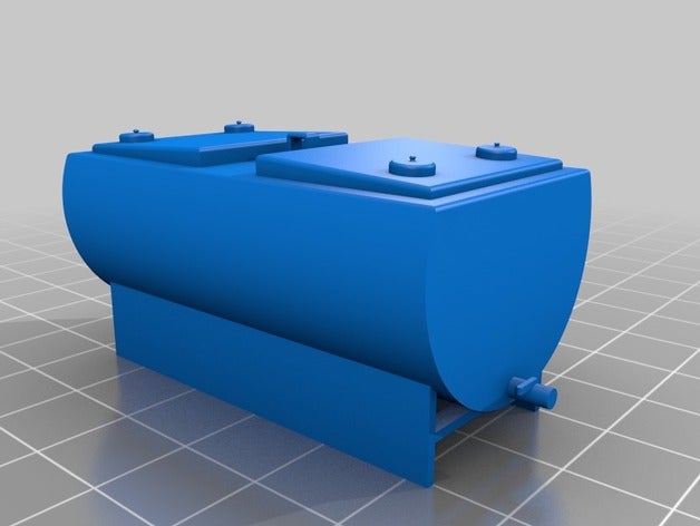 164 scale milk tank toys games farm 3D print model - Mito3D