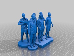 homme 183 184 185 186 187 188 Skulpturen 3d print model - Mito3D