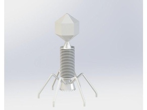 batteriofago t4 modello cmu 3d stampa 3d print model - Mito3D