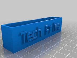 tech primeiro cartão de visita office personalizado 3d print model - Mito3D