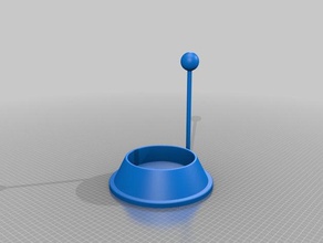 dog water bowl handle pets 3d print model - Mito3D
