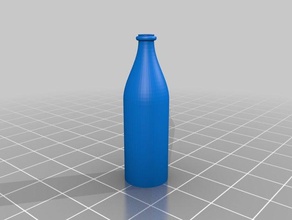 bierflasche Container 3d print model - Mito3D