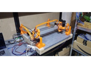 modüler baskılı cnc router makine araçlar 3d yazıcı lazer mill diy iş ortamına uygun olmayan 3d print model - Mito3D