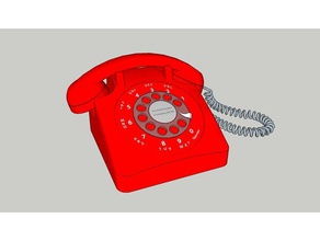 old telephone other 3d print model - Mito3D