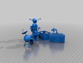 fazit fanta-scenery sculptures 3d print model - Mito3D