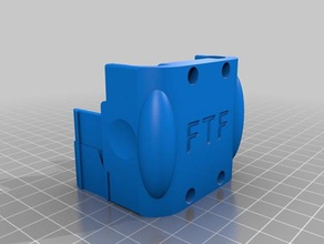 cube 3 extruder hub clamp 3d printer parts cube3 3d print model - Mito3D
