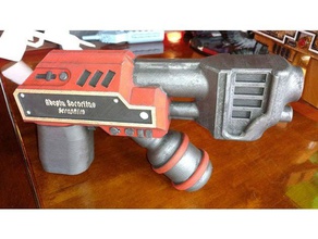 warhammer main lance-flammes accessoires de jeu 40000 40 k cosplay un incendie arme à feu pas soutien le morceau pistolet unique 3d print model - Mito3D