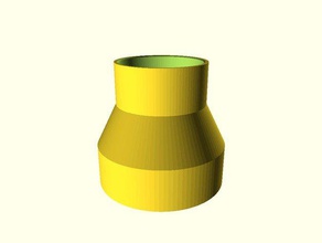 customizer, Rohr adapter, Schlauch Teile Schlauch-adapter Schlauch-Anschluss Rohr-Anschluss pvc-Rohr-adapter Vakuum-Schlauch Vakuum-Schlauch-adapter 3d print model - Mito3D