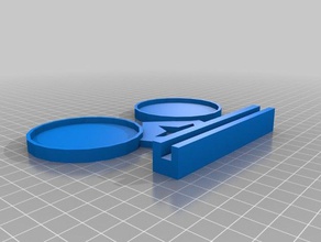 suporte duplo bougies 3d impressão 3d print model - Mito3D