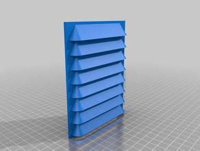 il mio personalizzato griglia di ventilazione 3d stampa 3d print model - Mito3D