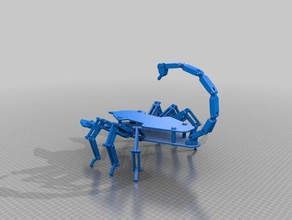 scorpion ik modèle les robots 3d print model - Mito3D