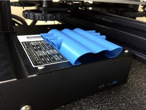 ender 3 fan cover guard 3d printer parts 3d print model - Mito3D