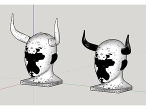 wearable demon devil halloween horns costume 3d print model - Mito3D