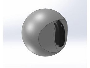 illumisphere Requisiten dunkel Taschenlampe orb 3d print model - Mito3D