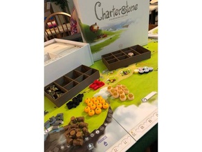 charterstone board game scriptorium upper trayinsert toy accessories boardgame boardgames 3d print model - Mito3D