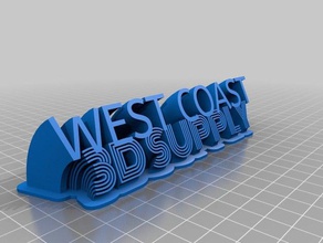 wc3ds 3d signs logos customized 3d print model - Mito3D