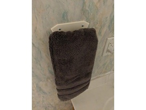 hand towel holder bathroom useful 3d print model - Mito3D
