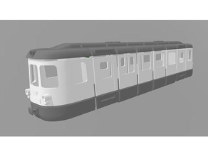 modular-fantasy-Triebwagen 2ggor lgb Fahrzeuge modelleisenbahn Zug 3d print model - Mito3D
