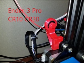 ender-3 cr10 cr20tevo tornado filament roller guide 3d printer accessories 608 bearing bondtech bmg extruder cr-20 ender 3 infeed no screw tevo upgrade 3d print model - Mito3D