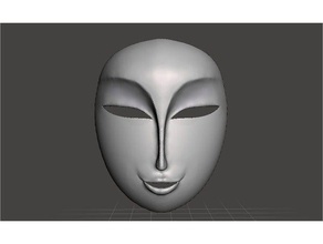 kubo zwei strings Schwestern Maske Kostüm gruselig noh 3d print model - Mito3D