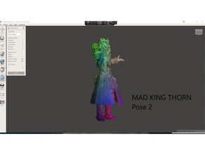 gw2 dépine le roi dément 2 poses les analyses répliques 3d print model - Mito3D