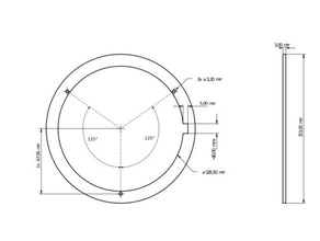 adaptateuroptique harley pour 2cv automotive citroen deuch 3d print model - Mito3D