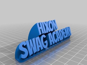 hixon swag academy office customized 3d print model - Mito3D