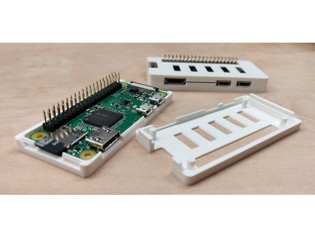 raspberry pi zéro composant logiciel enfichable sur le cas ordinateur rpi 3D print model - Mito3D