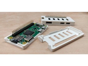 raspberry pi zero snap-on case computer rpi 3d print model - Mito3D