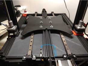 cr10 cr10s axes lit mod mgn12 3d les imprimantes creality roulement à billes linéaire rail de guidage l'axe des y 3d print model - Mito3D