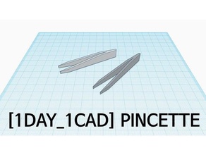 1Tag 1cad pincette andere 1day1cad design - Elektronik gut schön versorgt tool 3d print model - Mito3D
