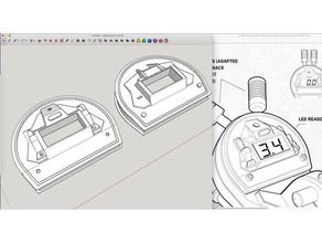 giga compteur précis de la façade accessoires 3d print model - Mito3D
