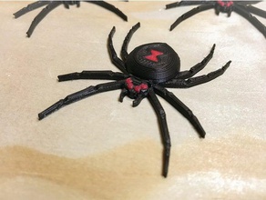 spider ringdangler multi-extruder animals 3d print model - Mito3D
