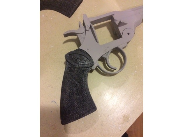 webley grips props 3D print model - Mito3D